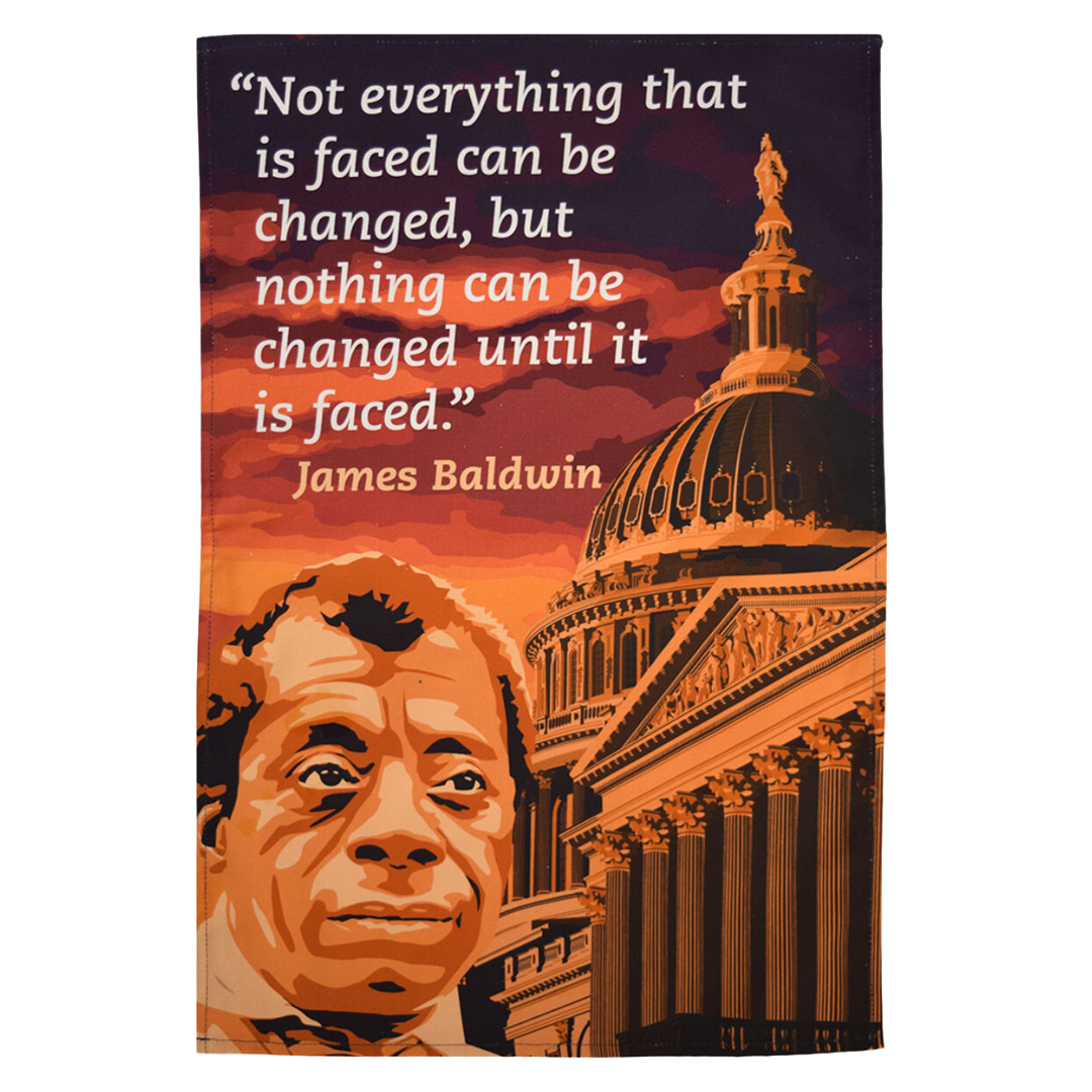 James Baldwin Tea Towel