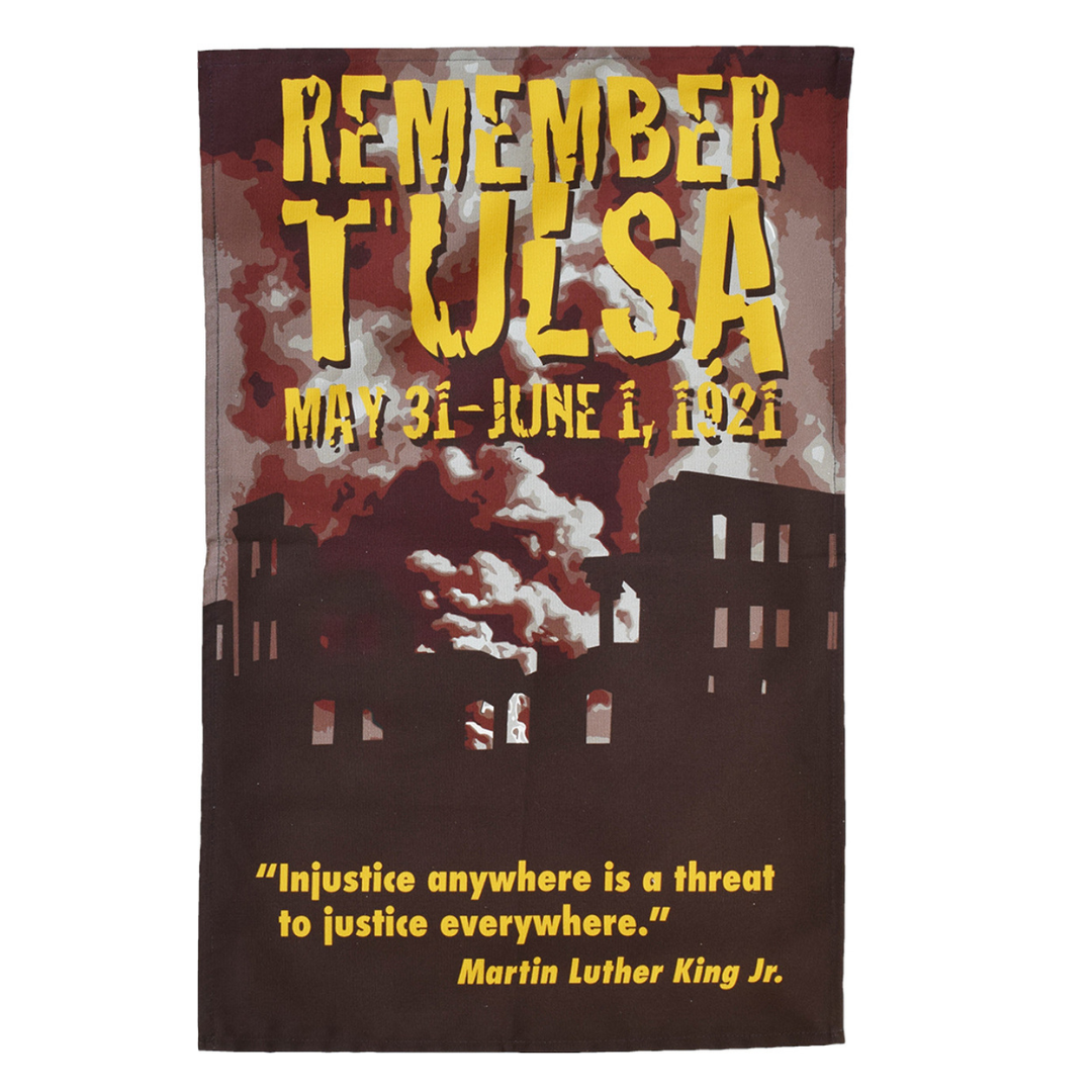 Remember Tulsa Tea Towel