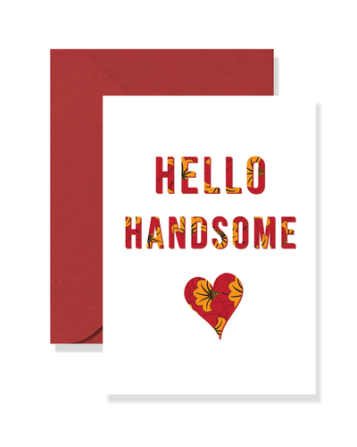 Hello Handsome, Valentine's Day Card