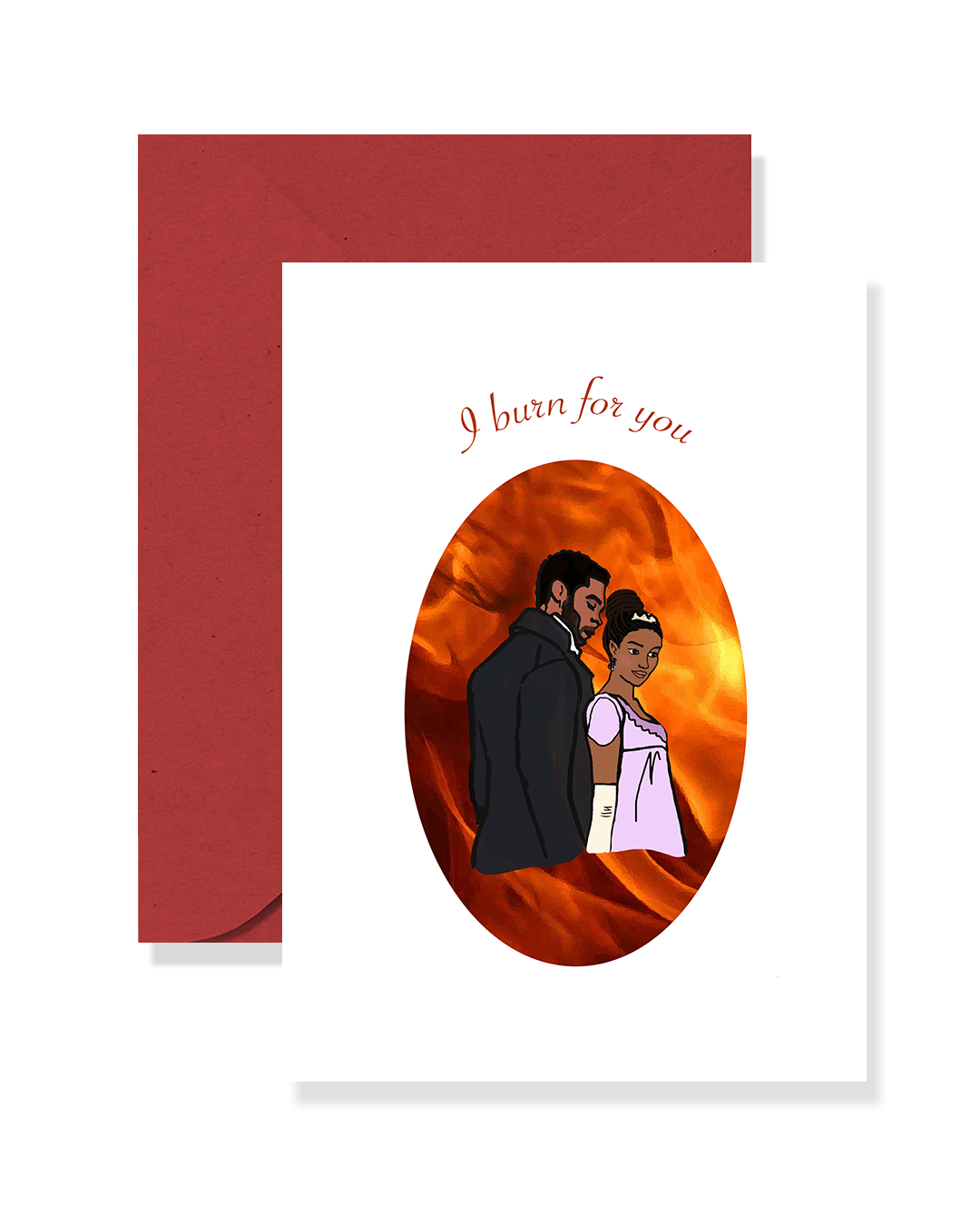 I burn for you Deeta,  Valentine's Day Card