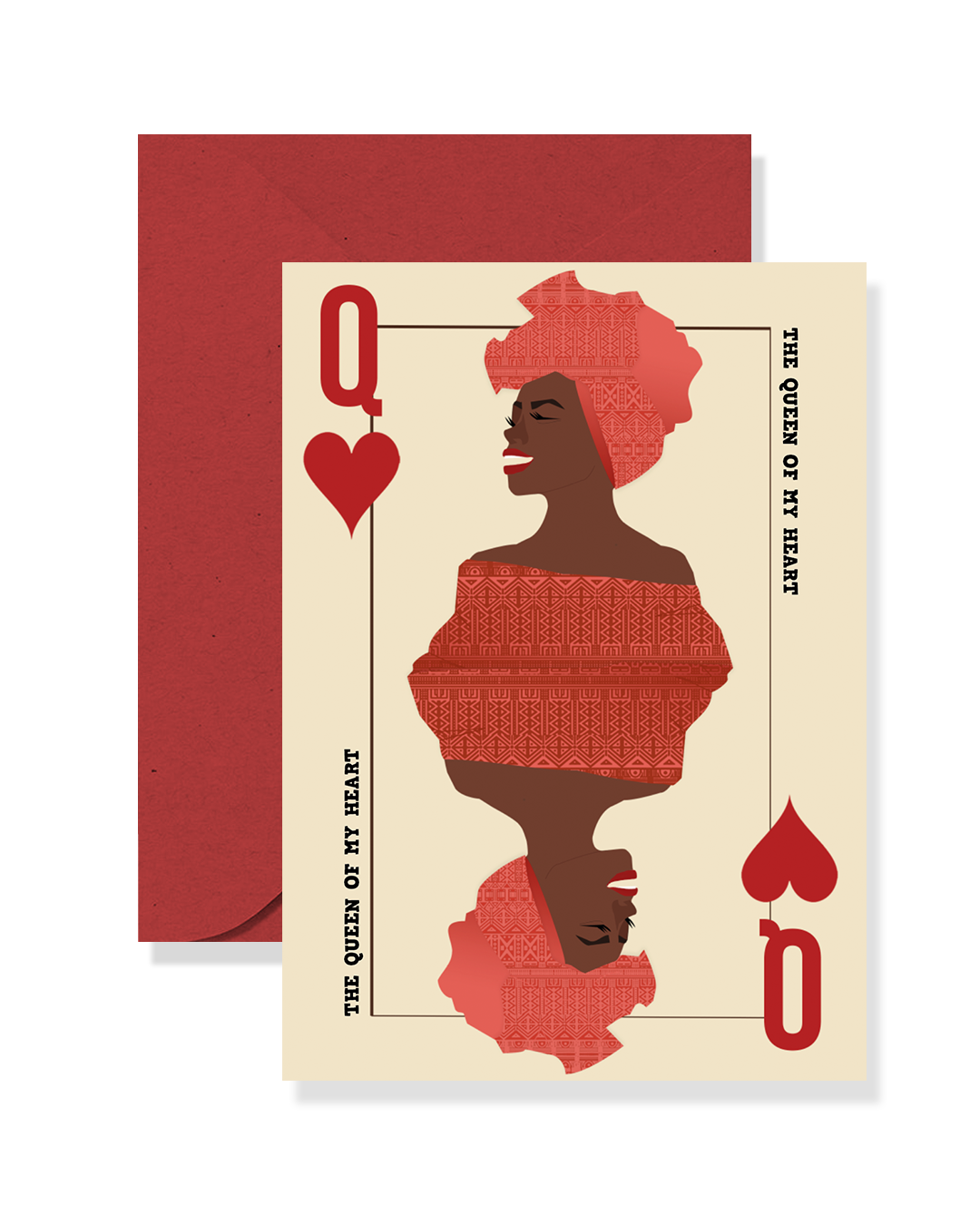 Queen of Hearts, Valentine's Day Card