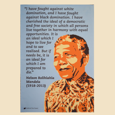 Nelson Mandela Tea Towel